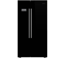 BEKO  ASL141B American-Style Fridge Freezer - Black